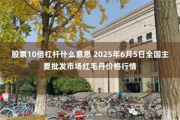 股票10倍杠杆什么意思 2025年6月5日全国主要批发市场红毛丹价格行情