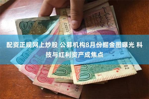 配资正规网上炒股 公募机构8月份掘金图曝光 科技与红利资产成焦点